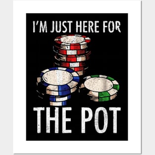 Gambling for the pot Posters and Art